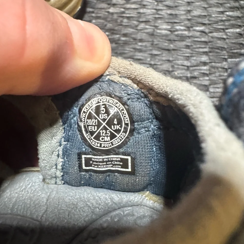 Keen Kids Blue and Tan Adventure Sandals
